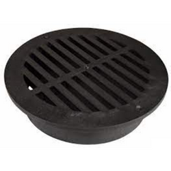 12" ROUND GRATE BLACK