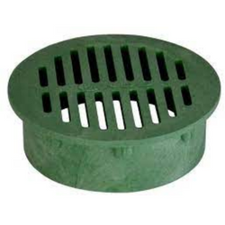 6" GRATE ROUND GREEN