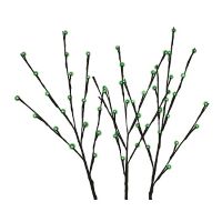 LED 32" TWIG BRANCHES (SET OF 3) GREEN