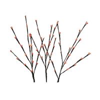 LED 32" TWIG BRANCHES (SET OF 3) RED