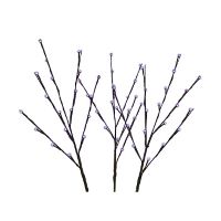 LED 32" TWIG BRANCHES (SET OF 3) BLUE