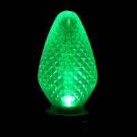 LED C7 25PK  GREEN