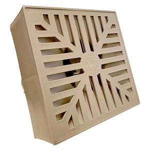 ADJUSTABLE DRAIN-8"X8" PLASTIC