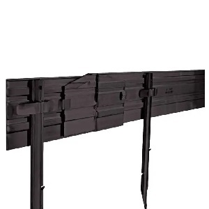CLEANLINE 3/16"X4'X16' BLACK DURAFLEX