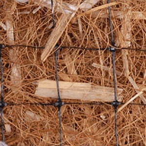 TWO-SIDED COCONUT/STRAW BLANKET