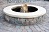 STRASSEN ROUND FIRE PIT KIT STERLING GRAY