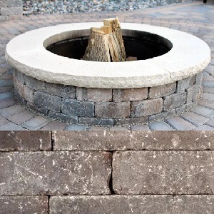 STRASSEN ROUND FIRE PIT KIT IRON RANGE