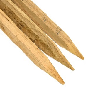 WATTLE STAKES 1"X1"X24" 25PK