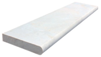 14X48 CREMA EDA SANDBLAST BULLNOSE COPING
