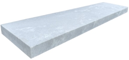 14X36 AFYON CLOUD SANDBLAST STRAIGHT EDGE COPING