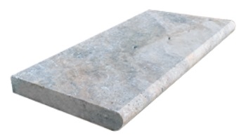 14X36 TAKOMA SILVER ANTIQUE BULLNOSE COPING