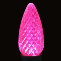 LED C9 PS 25PK PINK