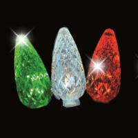 LED C6 70L GRC GREEN/RED/COOL WHITE FS SPARKLE