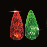 LED C6 70L GRC RD/GRN SPARKLE