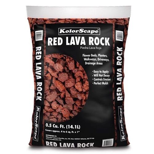 RED LAVA ROCK .5CU BAG