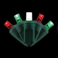 5MM LED 70LT RED/WARM WHITE/GREEN
