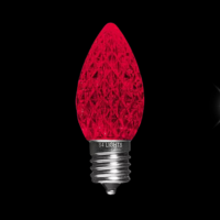 S4 C9 E17 LED 100PK RUBY RED