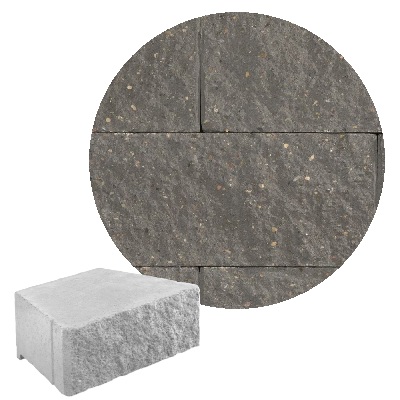 DIAMOND STRAIGHT CHARCOAL WALL