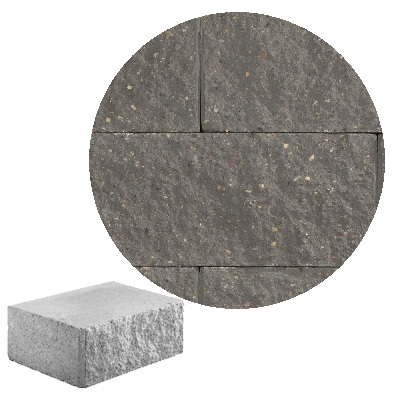 ANCHOR 6X16X16 LRG STEP CHARCOAL