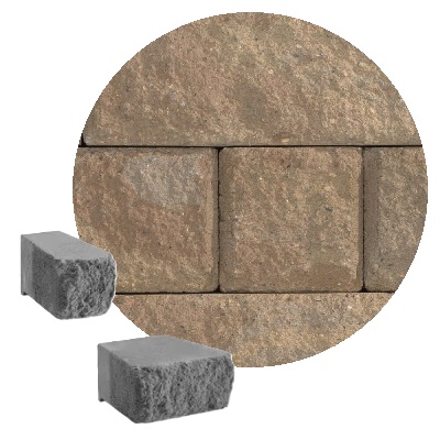 6" HIGHLAND STONE 6"/12" SAND WALL