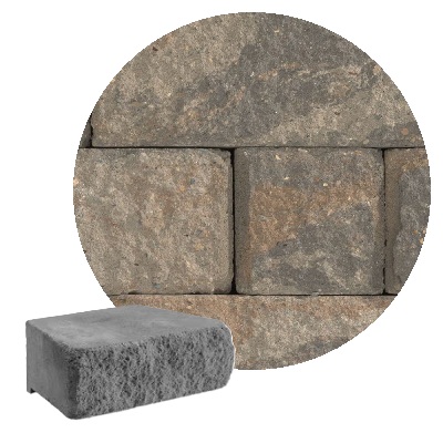 6" HIGHLAND STONE 18" MAJESTIC GRAY WALL