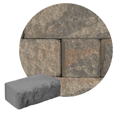 6" HIGHLAND FREE STAND 18" MAJESTIC GRAY WALL