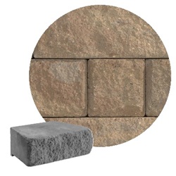 6" HIGHLAND STONE 18" SAND WALL
