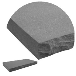 2.5X14X30 SEAT WALL CAP ANTHRACITE