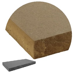 2.5X14X30 SEAT WALL CAP LEATHER