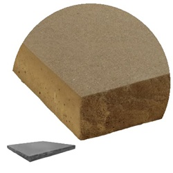 2.5X24X24 PILLAR CAP LEATHER