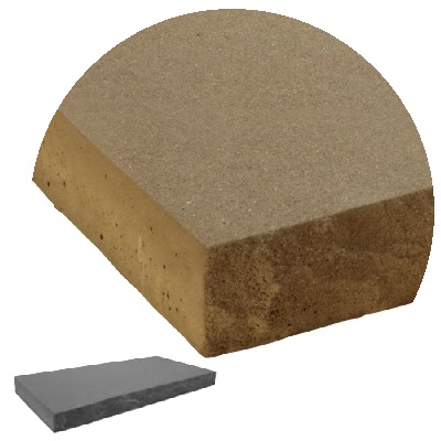 2.5X14X30 SEAT WALL CAP LEATHER