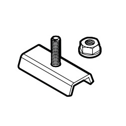 SLIDE FLANGE WITH NUT