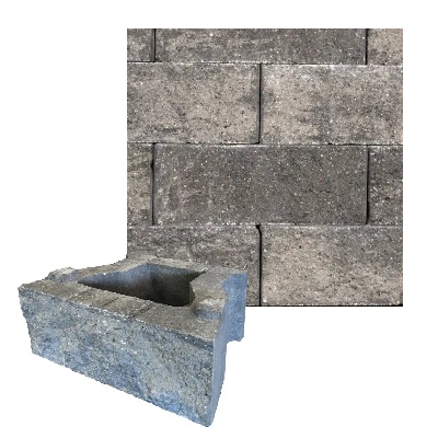 PANOMUR WALL STRAIGHT FACE STERLING GRAY