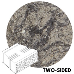 TRIBUTE 2-SIDED WALL SILVERTONE