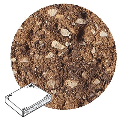 3" RECTANGLE JANESVILLE CAP CANYON BROWN