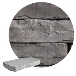 7" IRREGULAR STEP PACIFIC GRAY