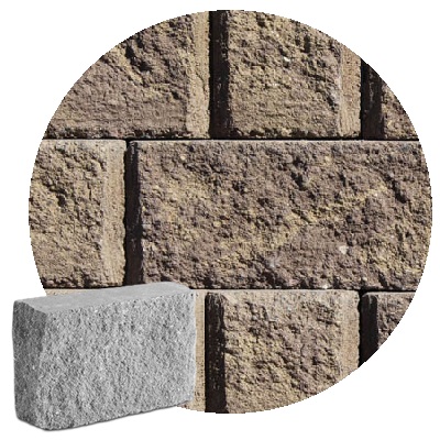 6" COLONIAL CORNER SANDSTONE/BROWN