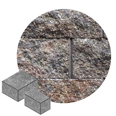 VINTAGE 6 SPLIT END BLOCK BLUESTONE