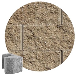 6" CLASSIC STRAIGHT 1/2 BLOCK SANDSTONE
