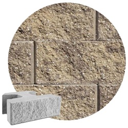 6" CLASSIC STRAIGHT SANDSTONE BROWN