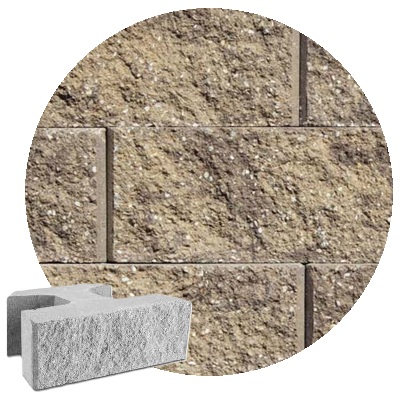 6" CLASSIC STRAIGHT SANDSTONE BROWN