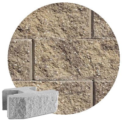 6" CLASSIC BEVELED SANDSTONE BROWN