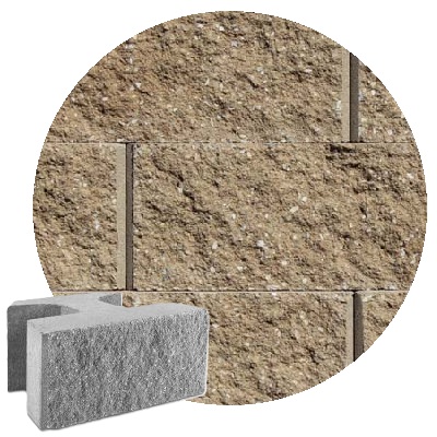 8" CLASSIC STRAIGHT SANDSTONE