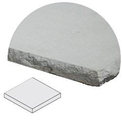 2.25" PILLAR CAP 25" X 25" INDIANA LIMESTONE