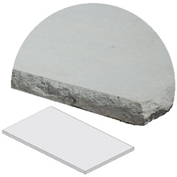 36"X48" 3-SIDED BAR TOP INDIANA LIMESTONE