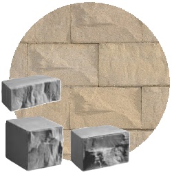 6" BRISA RETAINING WALL MOONLIGHT