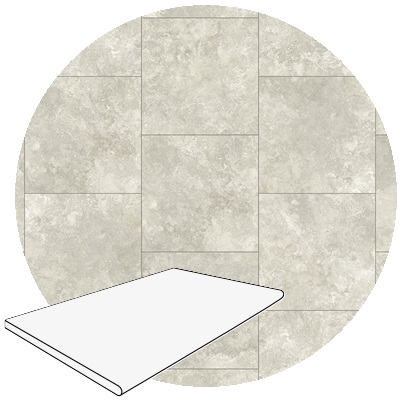 UNICO COPING 12X24 MISTY CROSS