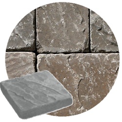 SLATON TUMBLED 13X13 BLU IRON