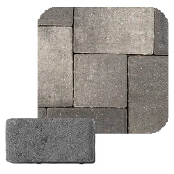 COBBLE 3X6 STERLING GRAY