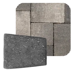 COBBLE LRG CIR STERLING GRAY